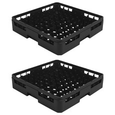 리빙메이트 업소용 식기세척기 64핀랙 바구니, 1단, 블랙, 2개