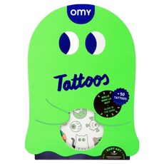 omy 紋身 BOO 50種套組 OMY-TAT05, 混合顏色, 1套