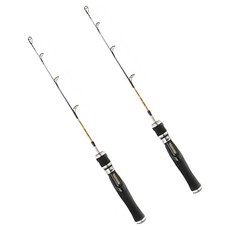 SAPA 高級型冰釣路亞竿 紡車式冰魚釣竿 2入, 混合顏色