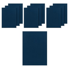 인디 매직패브릭 종이상장 끼움식 케이스 350g, 네이비, 10개