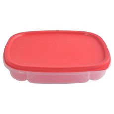 팬톤 업소용 멀티 도시락통 식당 칸막이 칸칸이 나눔 반찬통 사각 소형 4칸, 1개, 1개입