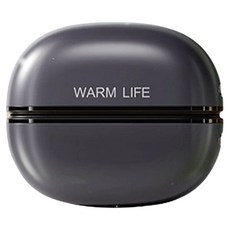 TIMLEI 磁吸電暖手寶 創意分體式USB便攜2合1暖寶寶, 深灰色, 單一商品