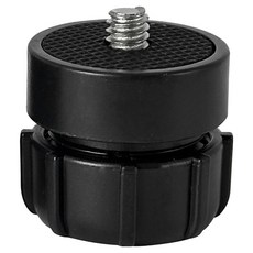동글이 모던한 1/4 변환 마운트 17mm 호환, 1개, 검은색