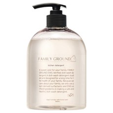 패밀리그라운드 맨손설거지 1종 젖병 주방세제, 1개, 500ml