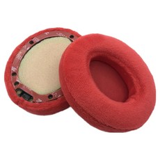 Chaeum Store 冬季用耳機天鵝絨相容保護套, 紅色, 2個, 單一商品