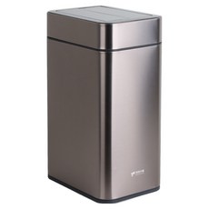 키친아트 자동열림 스마트 쓰레기통 KB-2025, 메탈실버