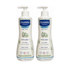 mustela 慕之恬廊 幼爽身潤膚乳套組, 500ml, 2個