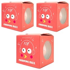 ST ZONE 史酷迪 史酷迪 逗貓滾滾球 3件組, 隨機顏色, 1個