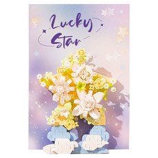 더플로우커머스 드림 가든 무드 DIY 플라워 시리즈 장식품 미니 블록, 스타플라워, 1개