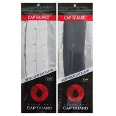CLEAN HAT 高爾夫球帽吸汗墊 化妝品防汙防變色防汙染墊 帽緣保護墊 2款, 白色, 黑色, 1個