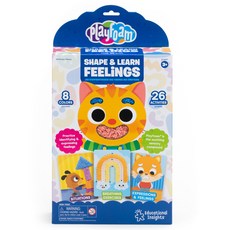 Educational Insights 魔塑粒粒黏土 創意表情捏繪組, 混和顏色, 23g, 1套