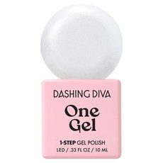 DASHING DIVA One Gel UV凝膠指甲油, G20 冰霜白, 10ml, 1個