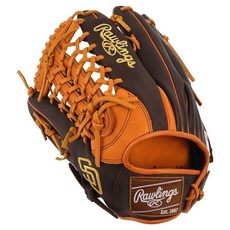 Rawlings Gamer XLE MLB 球隊標誌手套 左投用 GHW5GMXY70-4V-SPD-RH, 棕色, 1個