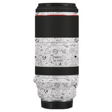 KOEM Canon RF 100-500 F4.5-7.1 USM 鏡頭機身貼膜 保護膜, 銀河白, 1個