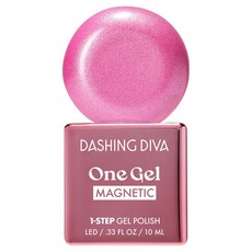 DASHING DIVA One Gel UV凝膠指甲油, M08 芭比貓眼, 1個, 10ml