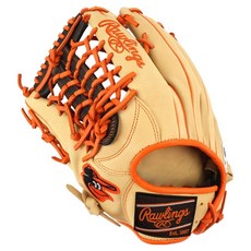 Rawlings Gamer XLE MLB 球隊標誌手套 左投用 GHW5GMXY70-4V-BAL-RH, 駝色, 1個
