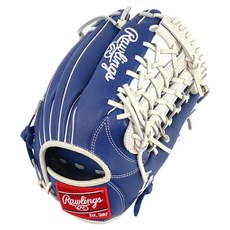 Rawlings Gamer XLE MLB 球隊標誌手套 右投用 GHW5GMXN65-4V-LAD, 藍色, 1個