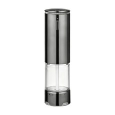 SUNORO USB充電式電動胡椒研磨器 電鍍灰, 1個, 80ml
