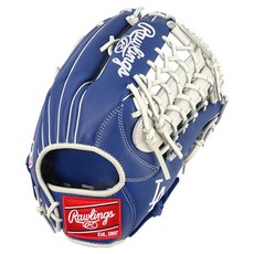 Rawlings Gamer XLE MLB 球隊標誌手套 右投用 GHW5GMXY70-4V-LAD, 藍色, 1個