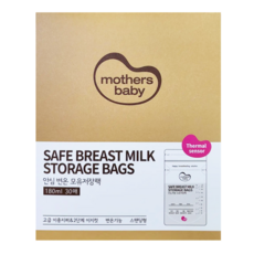 mothersbaby 安心變溫母乳儲存袋 180ml, 1個, 30個裝