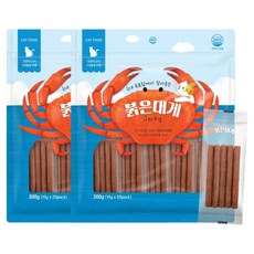 네츄럴랩 고양이 간식, 200g, 붉은 대게, 2개