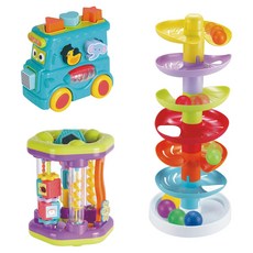 INFUNBEBE Magic Infun 我們寶寶的第一套認知遊戲3件組, 混合顏色, 1套