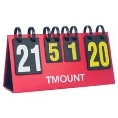TMOUNT 計分板 T-Score 21, 紅色, 1個