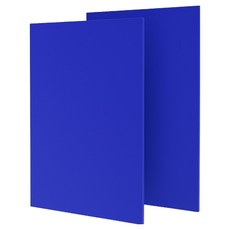 OON 불투명 컬러 아크릴판, 파랑, 2개