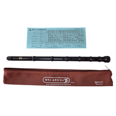 Ellise 頂級石根簡易短簫, 黑色, 1個