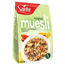 Sante 트로피칼 뮤즐리 시리얼, 350g, 1개