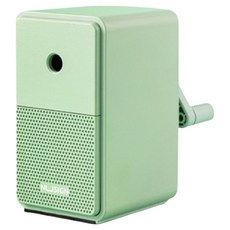 누사인 회전식 5단 심조절 미술 그림용 연필깎이 NS077-S, 그린, 1개