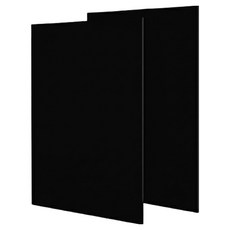 O-ON 不透明彩色壓克力板, 黑色, 2個