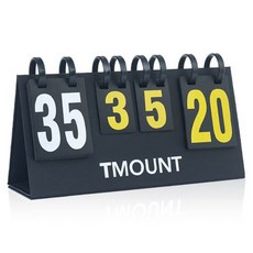 TMOUNT T-Score 計分板 35, 黑色, 1個