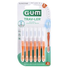 SUNSTAR 三詩達 G.U.M Traveler 牙間刷 1412, 6入, 1個