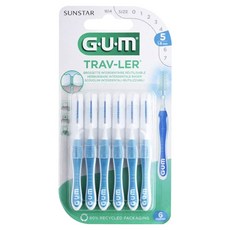 SUNSTAR 三詩達 G.U.M Traveler 牙間刷 1614, 6入, 1個