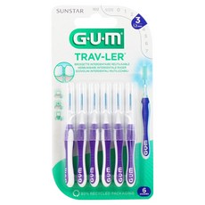 SUNSTAR 三詩達 G.U.M Traveler 齒間刷 1512, 6入, 1個