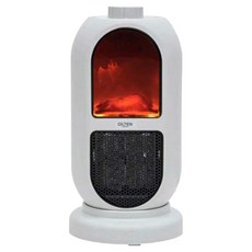 GILTEN 迷你火焰 PTC 桌上型露營用電暖器, GTPH-P890FW, 白色
