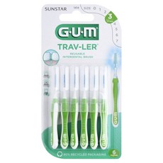 SUNSTAR 三詩達 G.U.M Traveler 牙間刷 1414, 6入, 1個