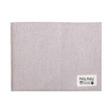 日本Sanbelm 防潑水防滑寵物餐墊 犬貓通用, 米色, 1個