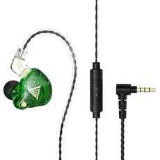 DTAudio DTA-AK6 重低音有線耳機, 綠色, DTA-AK6-N