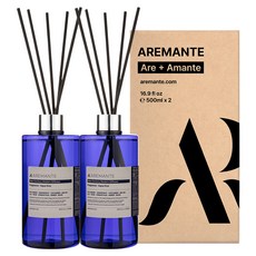 아르망뜨 미드 센추리 모던 디퓨저, 2개, 500ml, 아쿠아 키스