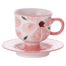 LiViNG ART Flowware 手工咖啡杯組, 粉月堂, 1套