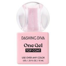 DASHING DIVA One Gel UV封層指甲凝膠, 透明色, 1個, 10ml