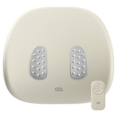 오아 웨이스트레쳐 무선 EMS 저주파 등 허리 마사지기, 베이지, OMSG-020BE