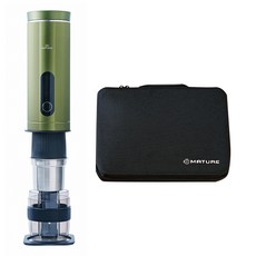 MATURE 美萃 GoBrew 行野全自動咖啡機 附收納盒 CY-1510, 綠色, 1套
