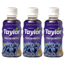 Taylor 藍莓汁, 3個, 180ml