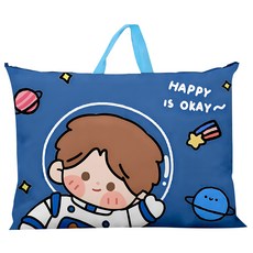 OhBabyLying 棉被/床墊收納袋 中(46 x 39cm), 太空男孩