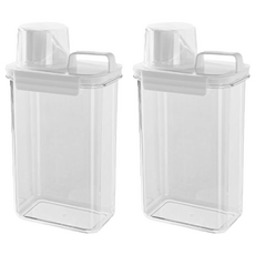 高精寵物 量杯密封罐, 透明色, 4個, 2.3L
