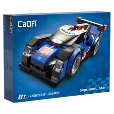 카다 바니랜드 스피드레이싱 미니 슈퍼소닉스타 스포츠카 완구 C55053W, 혼합색상