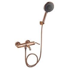 콜러 퓨리스트 벽붙이 샤워 욕조 수전 로즈골드 방문설치, 1개